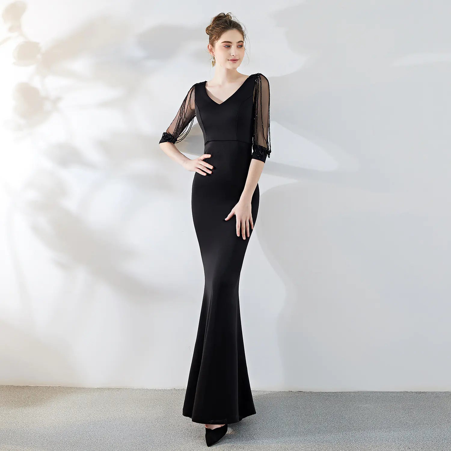 Bridal Cocktail Dress - Sexy Red Mermaid Evening Gown