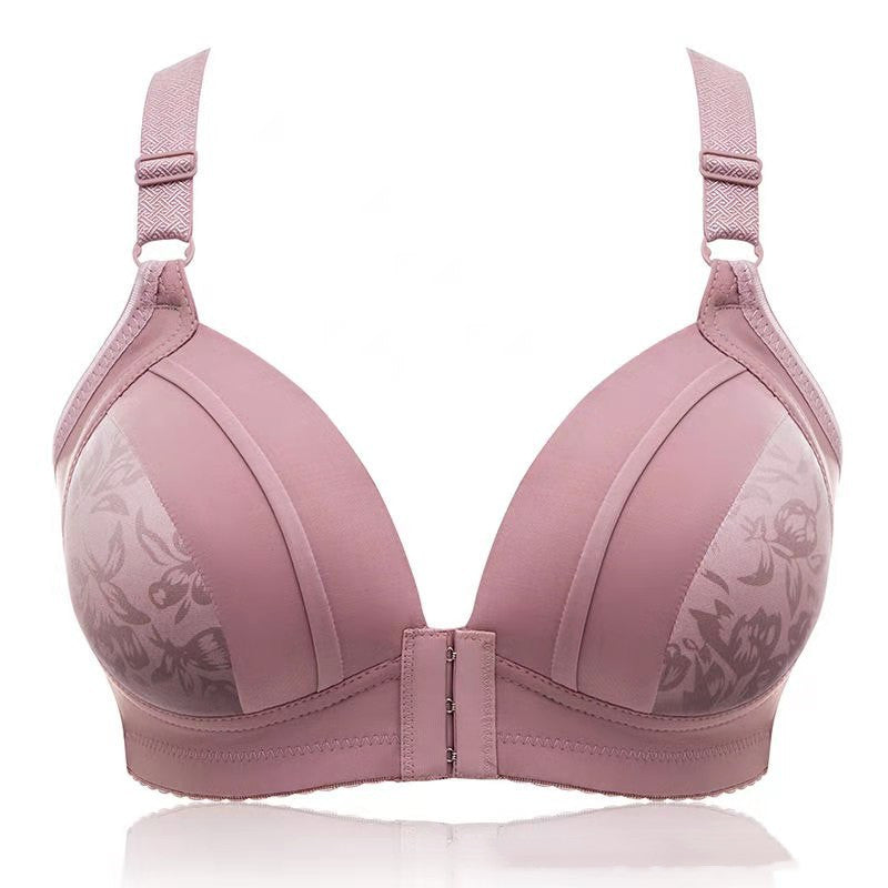 Women's Underwire Thin Front Button Bra