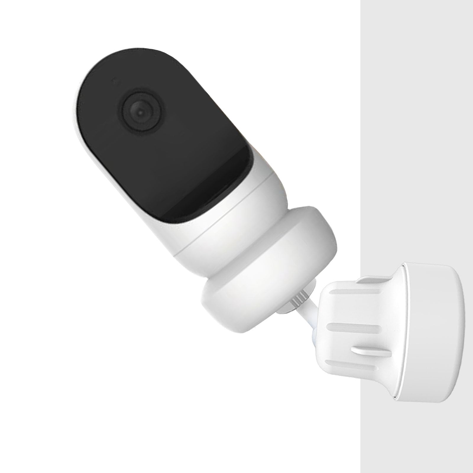 Derebir Adjustable Baby Monitor Wall Mount Compatible with Owlet Cam1/ Cam 2/ Cam Duo/Cam Dream Duo 2 Baby Camera Wall Holder for Baby Monitor with Standard 1/4 Threaded Hole (Camera Not Included)