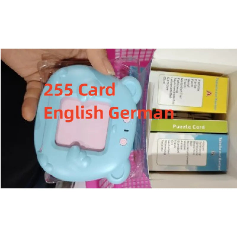 Children's Bilingual Educational Card Learning Machine