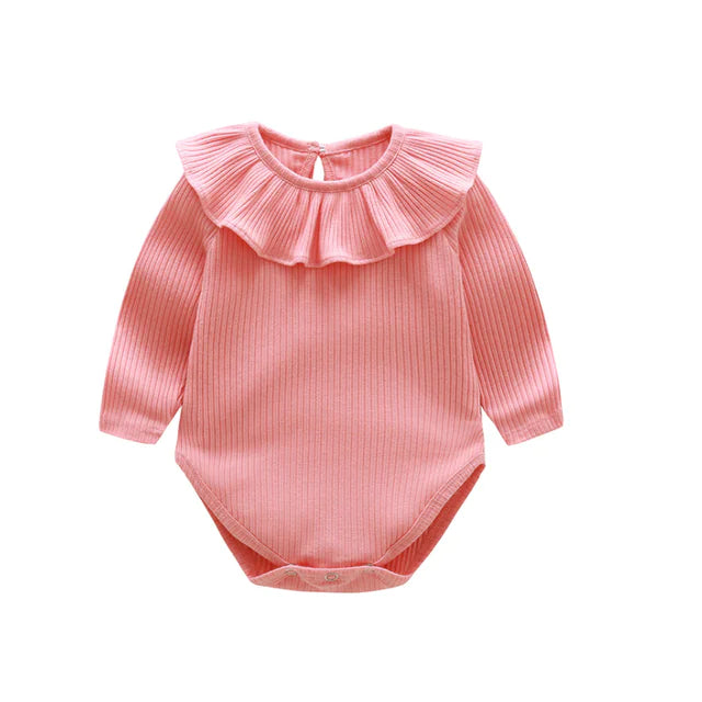 Newborn Baby Girl Romper with Candy Ruffles Outfit