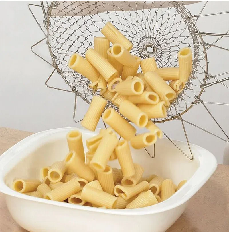 Multi-Functional Foldable Frying Basket for Kitchen