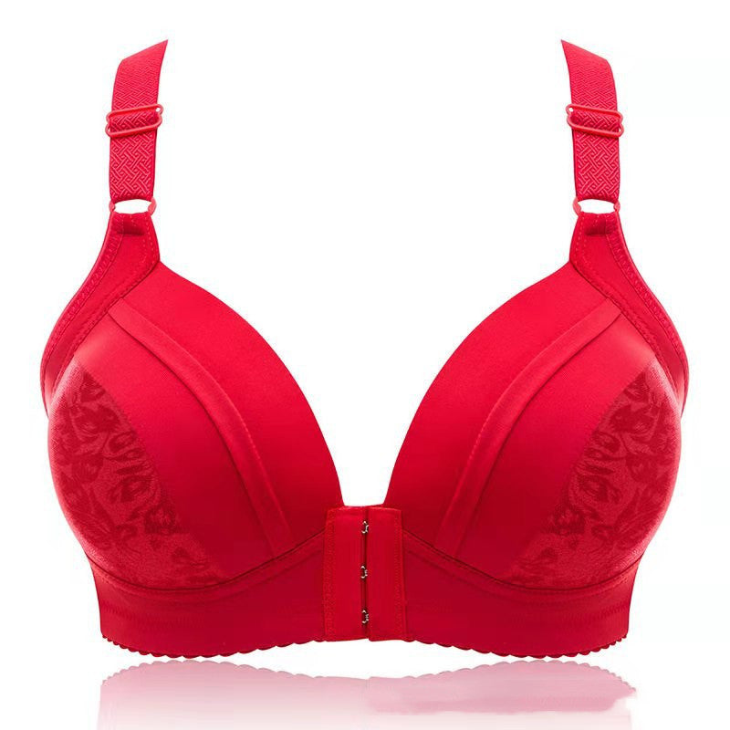 Women's Underwire Thin Front Button Bra