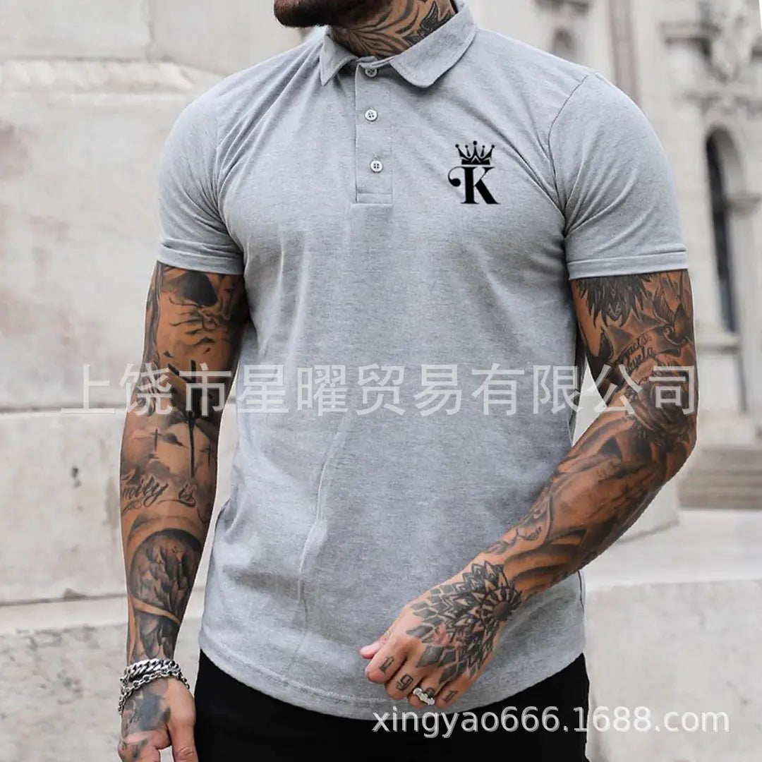 Men's Casual Short Sleeve Polo T-Shirt - Summer