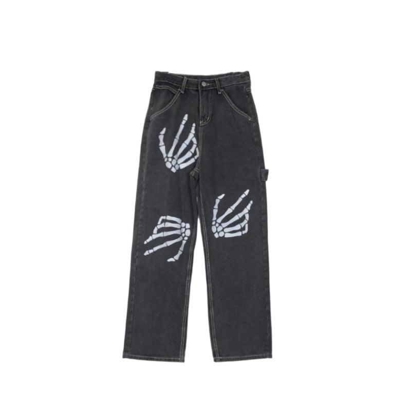 Vintage High Waist Loose Slim Straight Jeans