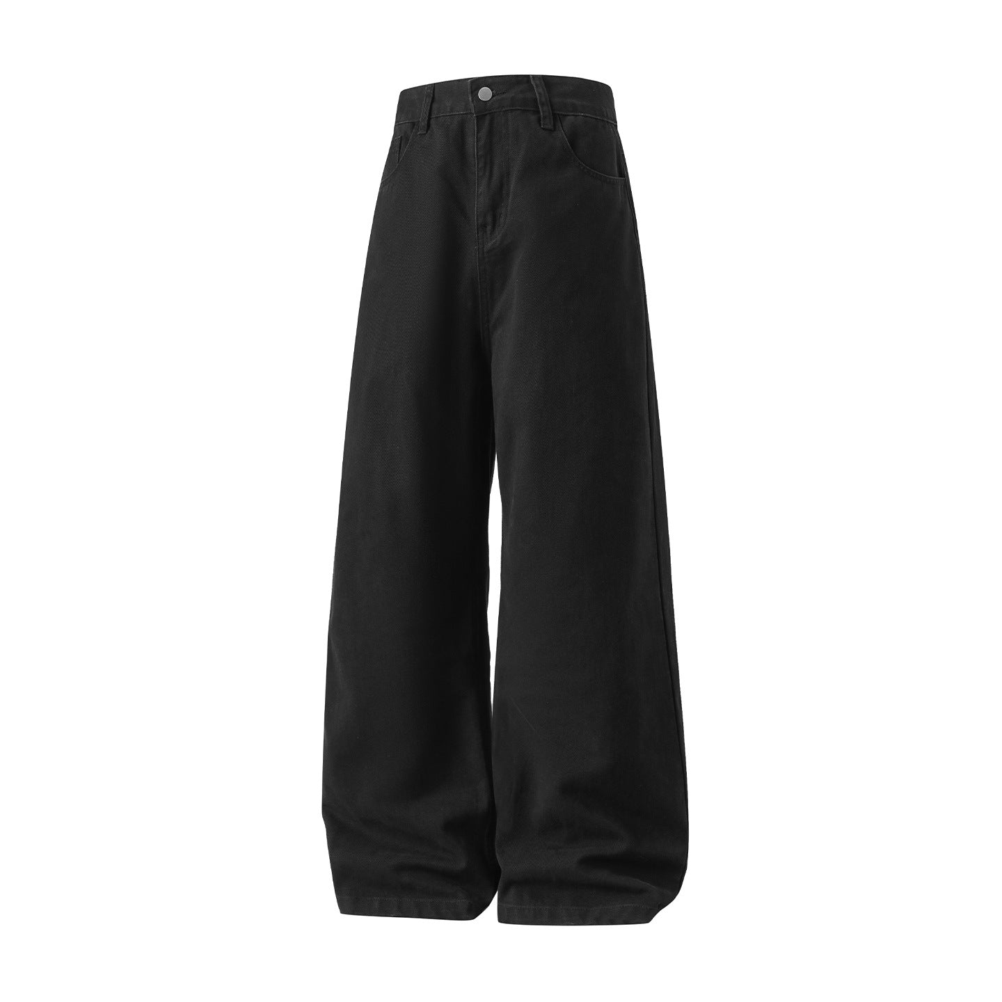 Textured Pure-cotton Slightly Elastic Trendy Vintage-style Trousers