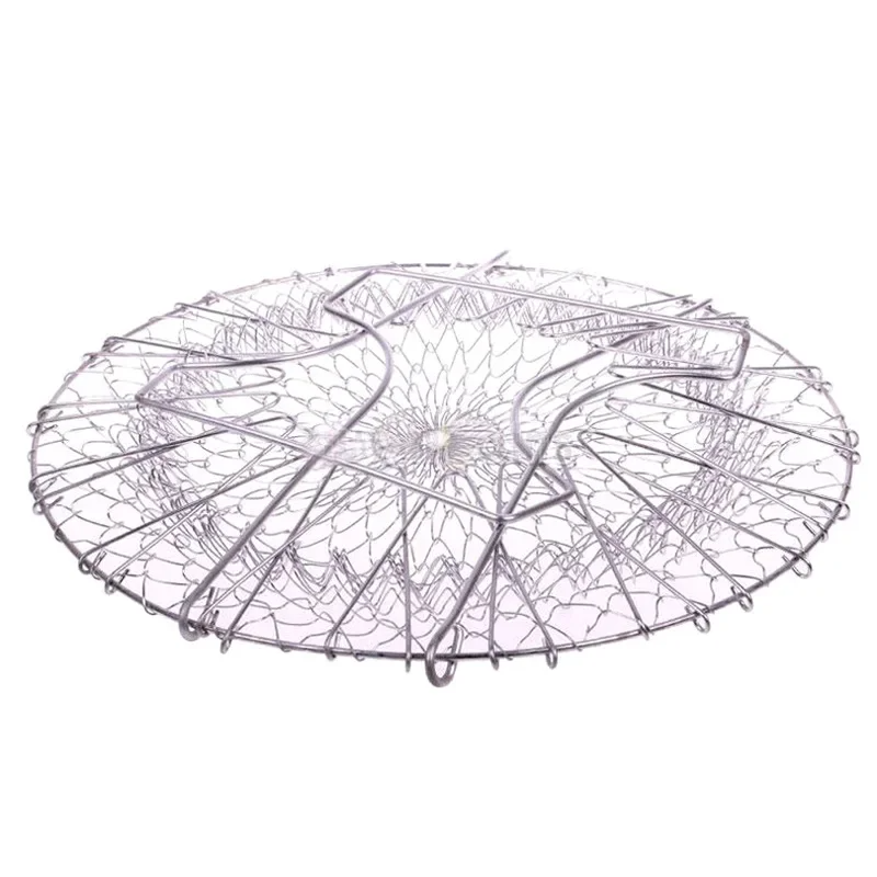 Multi-Functional Foldable Frying Basket for Kitchen
