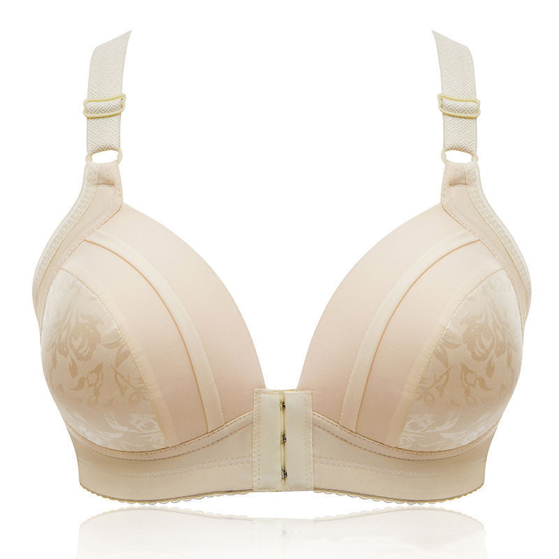 Women's Underwire Thin Front Button Bra