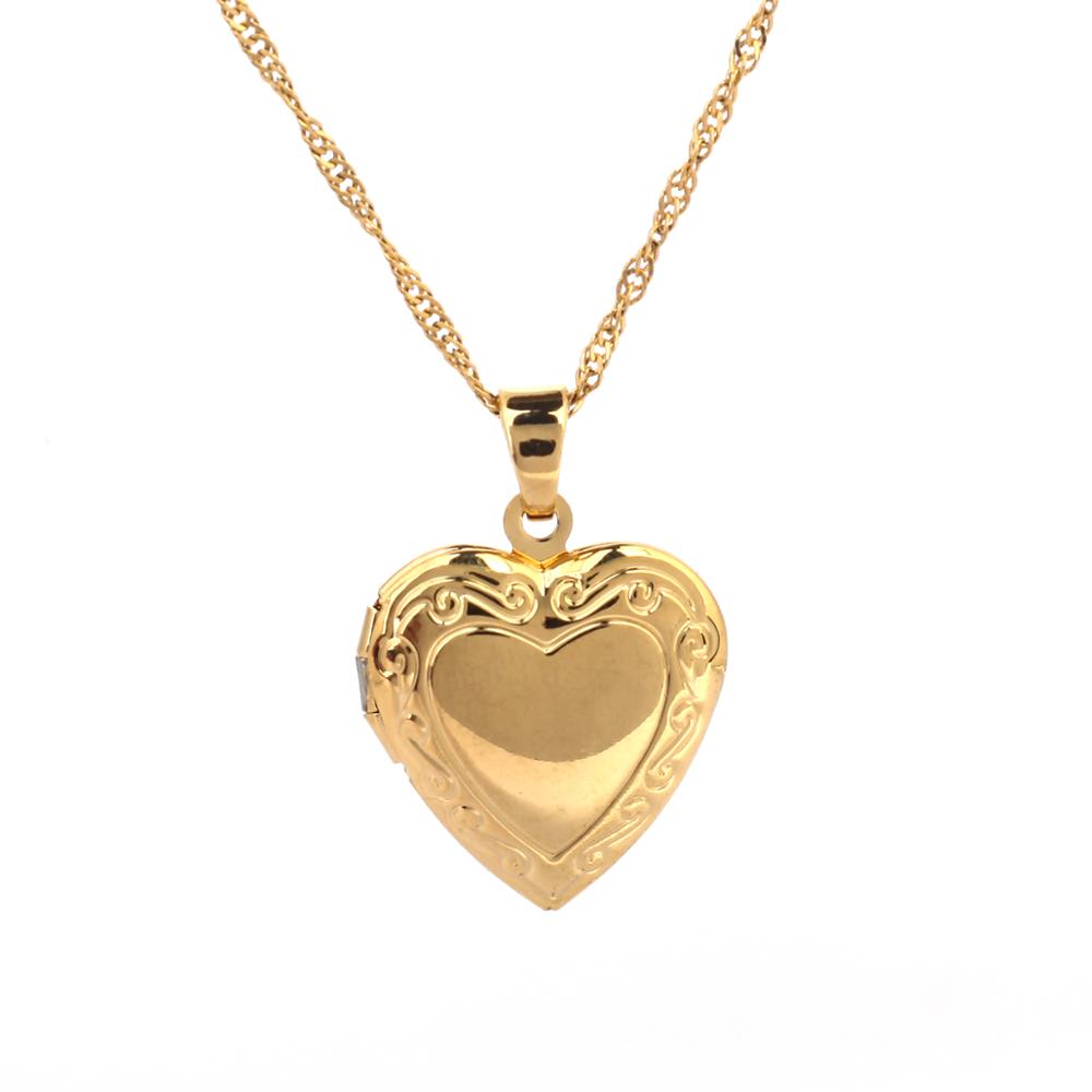 Valentines Gift Heart Locket Pendant Necklace