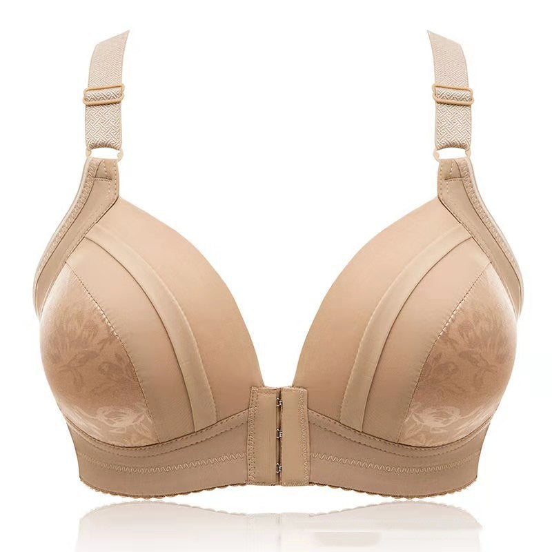 Women's Underwire Thin Front Button Bra