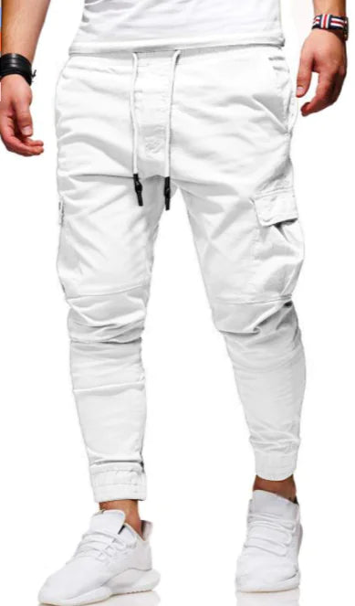 Men's Slim Fit Sports Pants - Casual Fitness Overalls