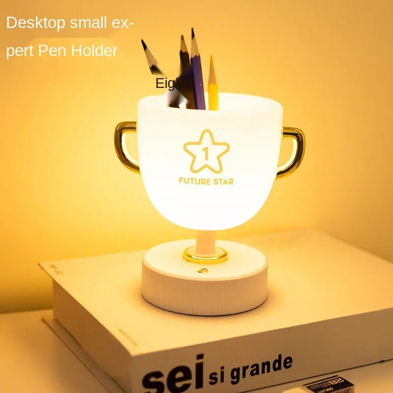 USB Rechargeable LED Trophy Pen Lamp for Desk