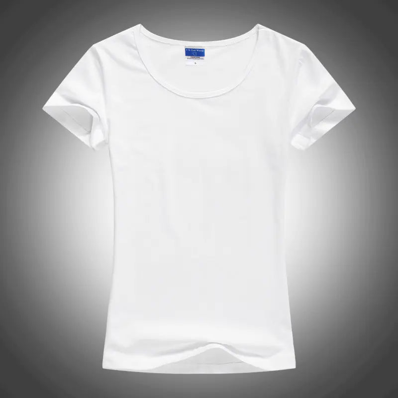 Men's Short Sleeve Solid Color Blank T-Shirt