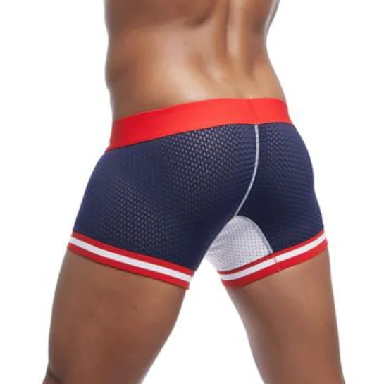 Comfortable Breathable Stretch Mesh Men's Boxer Shorts