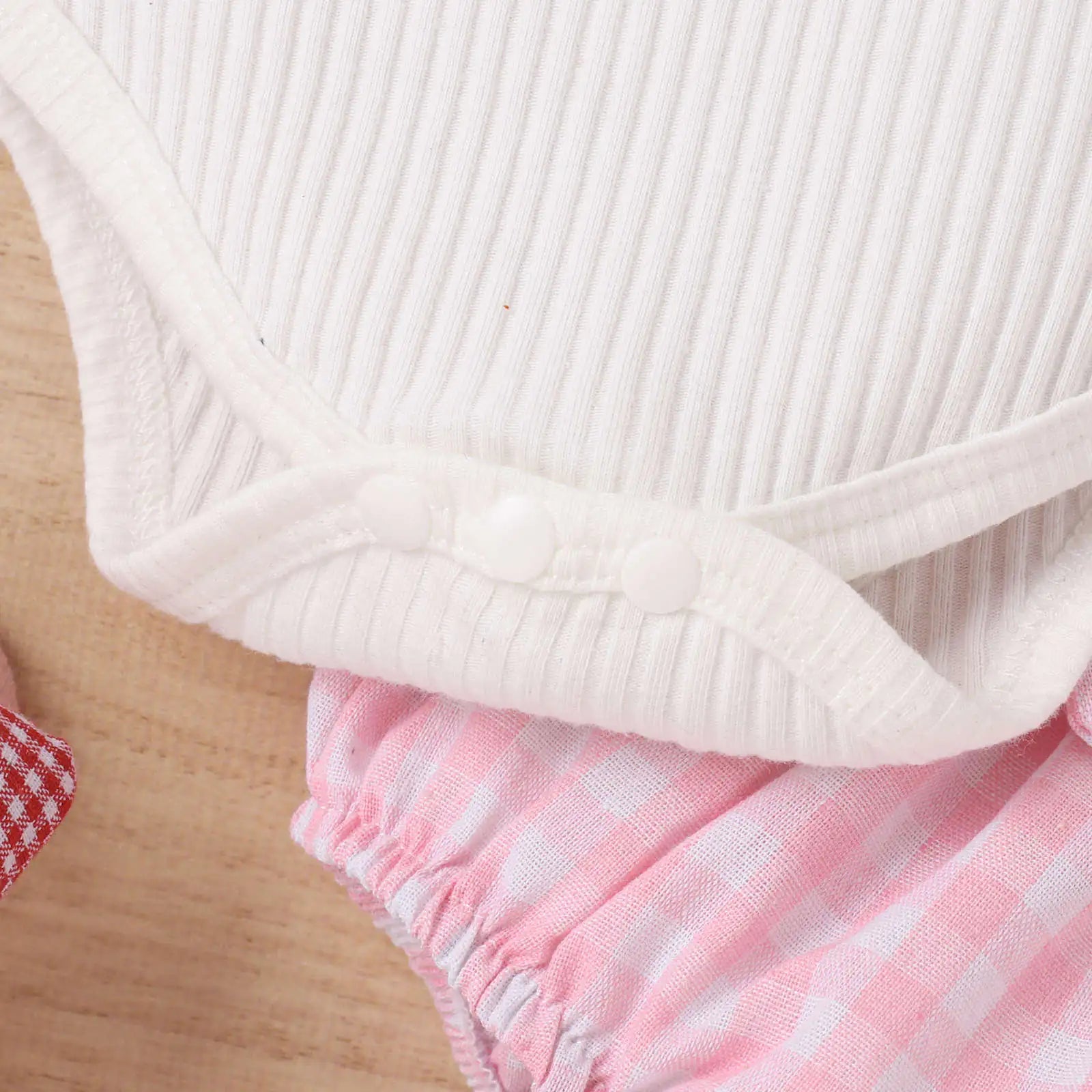 Summer Baby Lace Sleeve Outfit Set