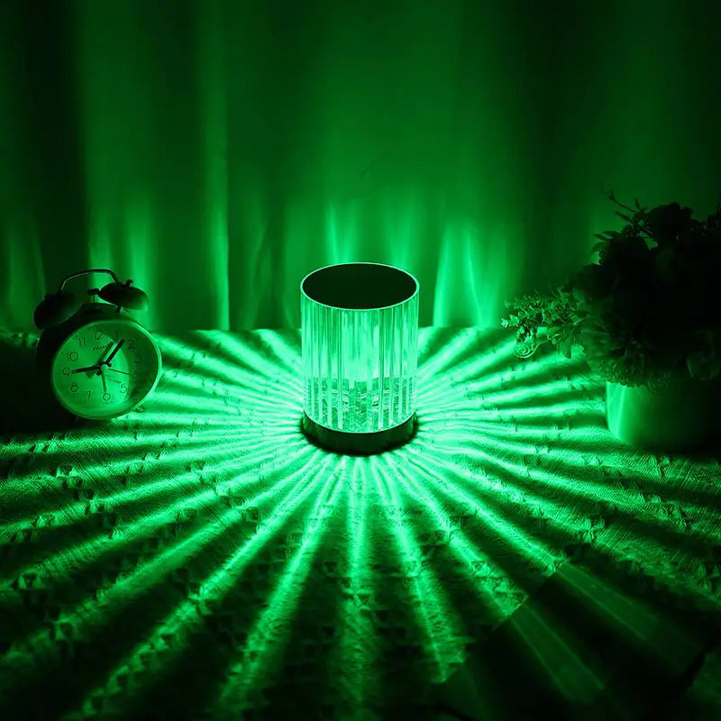 16 Color Changing LED Crystal Table Lamp for Any Room