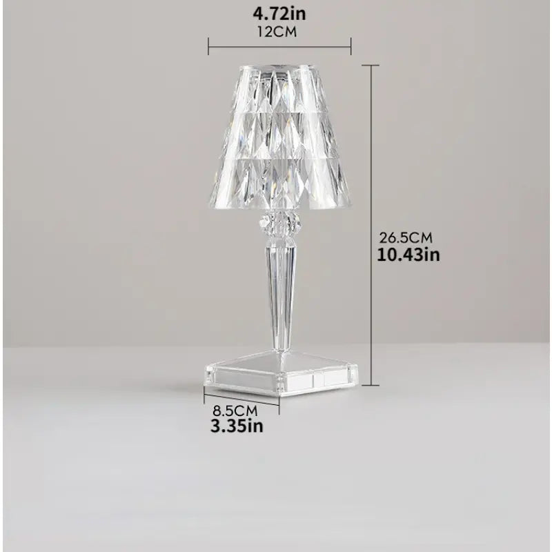 Crystal LED Touch Table Lamp for Living Room & Bedroom