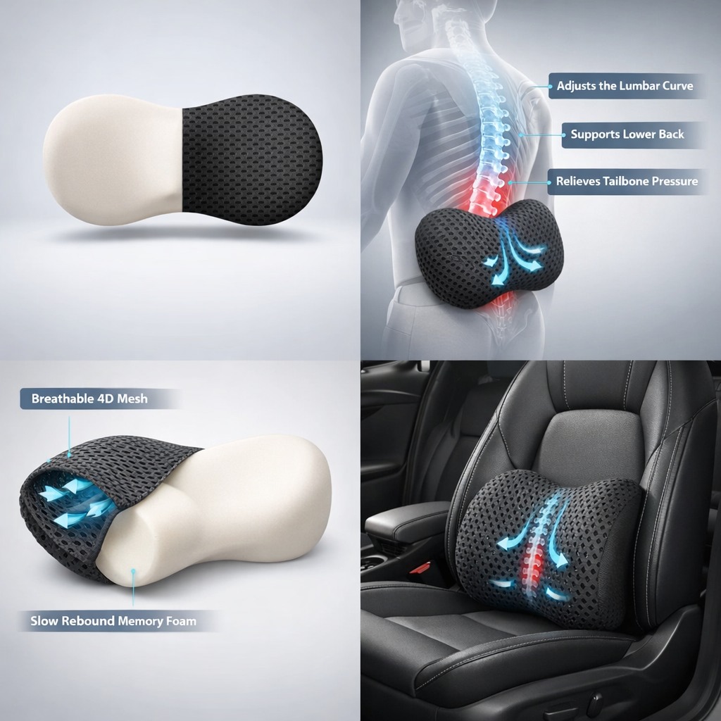 OrthoLuxe™ Back Comfort Cushion