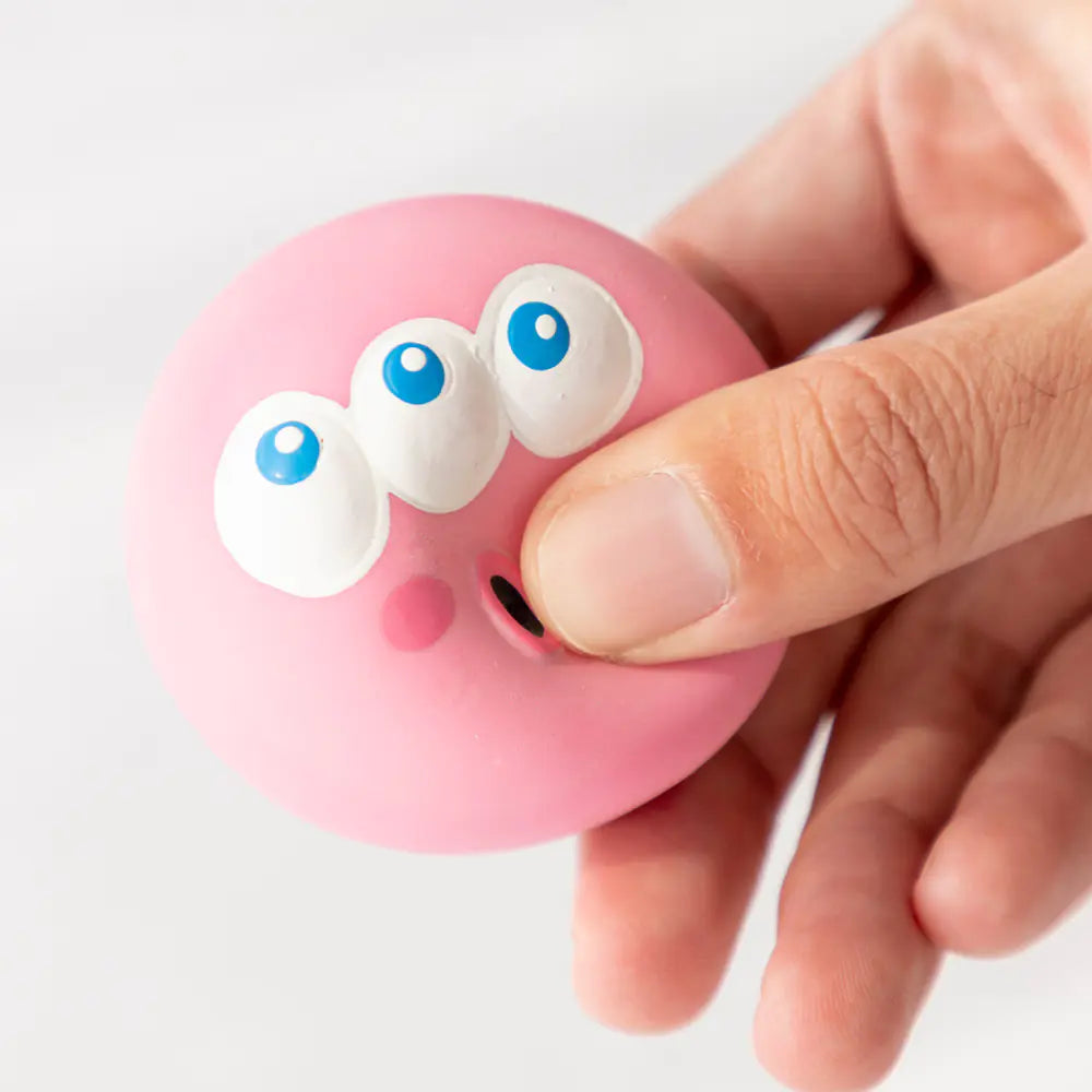 Cute Cartoon Big Eyeball Dog Interactive Latex Toy Ball
