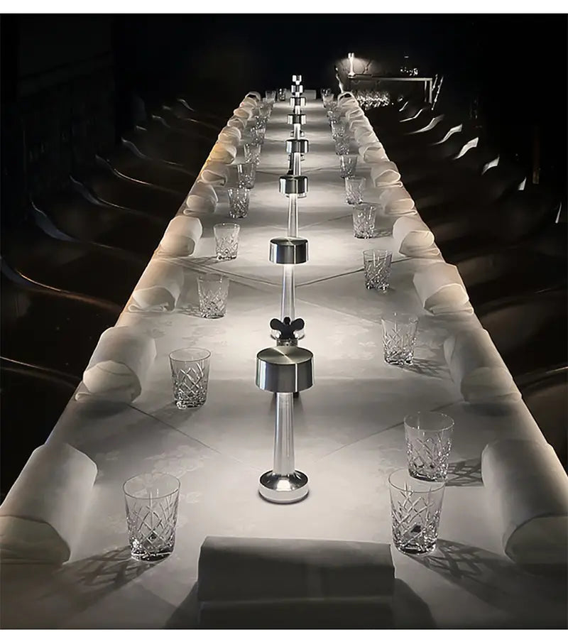 Vintage LED Nightstand Lamp with Adjustable Brightness