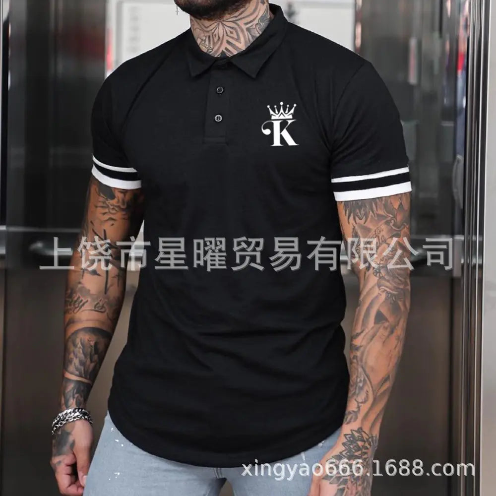 Men's Casual Short Sleeve Polo T-Shirt - Summer