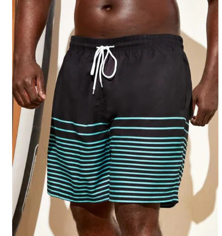 TADDLEE Men's Quick-Dry Swim Trunks with Palm Trees