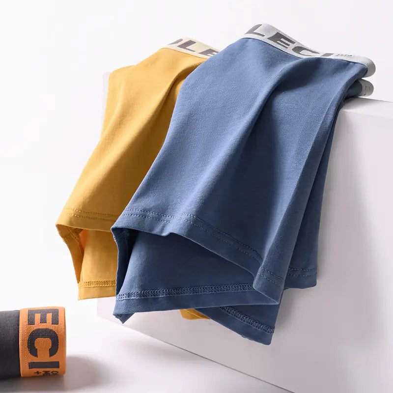 Comfortable Breathable Stretch Cotton Men's Boxer Underwear