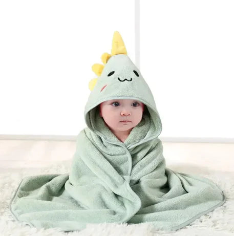 Cartoon Hooded Towel for Infants (80cm x 80cm)