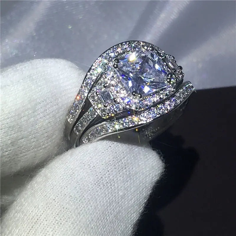 Zirconia Ring Set with Elegant Design