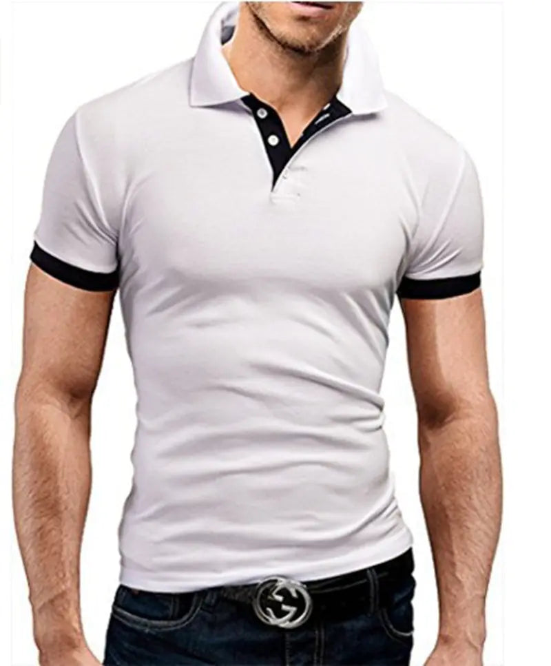 Men's Fashionable Short Sleeve Polo T-Shirt