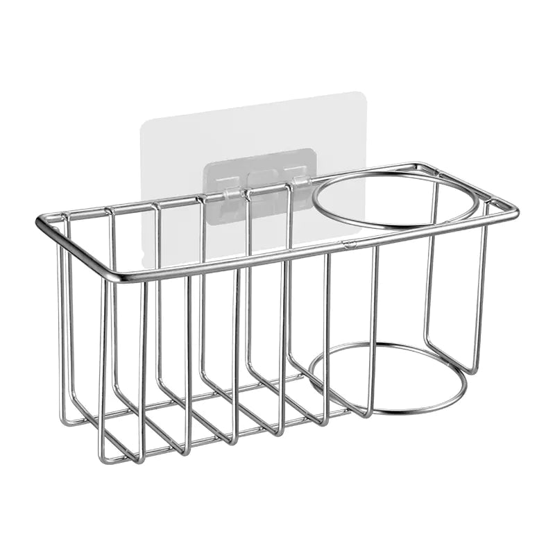 Stainless Steel Sink Hanging Basket Storage Rack