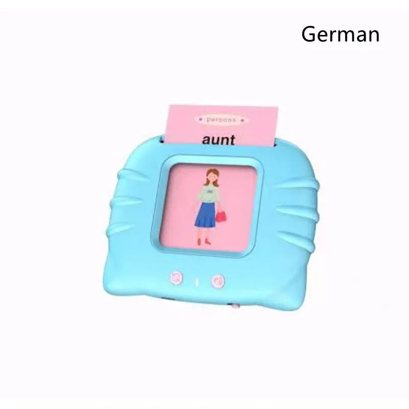 Children's Bilingual Educational Card Learning Machine