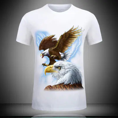 Men's Short Sleeve T-Shirt with 3D Digital Print