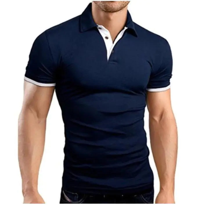 Men's Fashionable Short Sleeve Polo T-Shirt