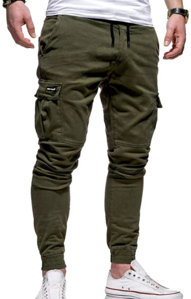 Men's Slim Fit Sports Pants - Casual Fitness Overalls