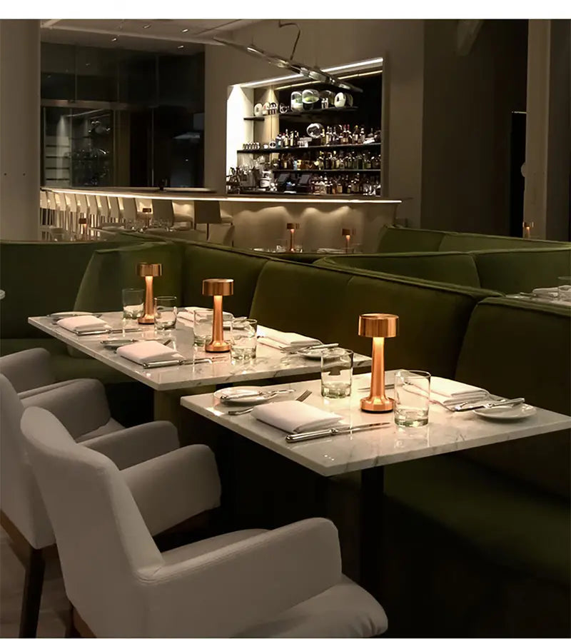 Vintage LED Nightstand Lamp with Adjustable Brightness