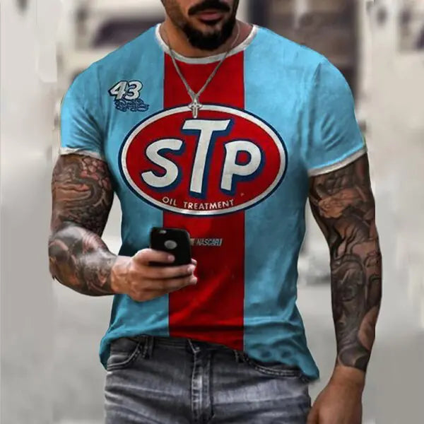 2023 Summer Men's Slim Fit 3D Printed T-Shirt