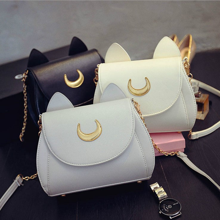 Sailor Moon Luna Cat Casual Shoulder Bag (2026 Summer)