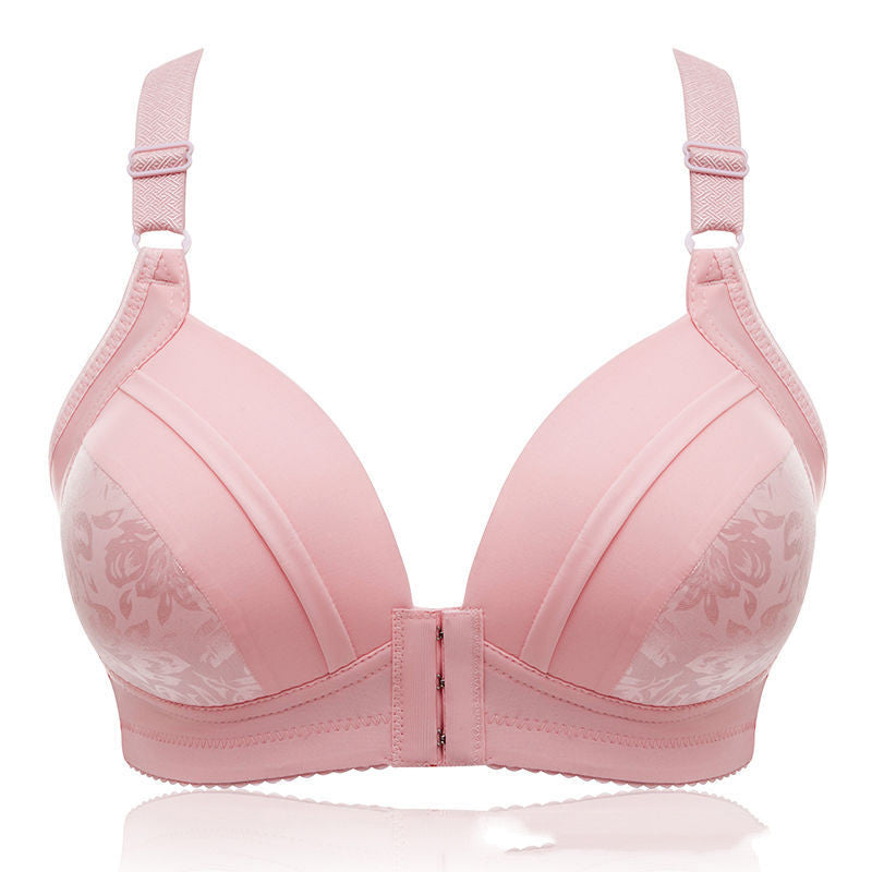 Women's Underwire Thin Front Button Bra