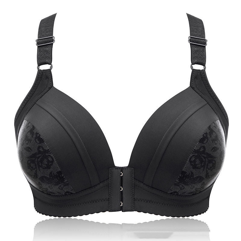 Women's Underwire Thin Front Button Bra