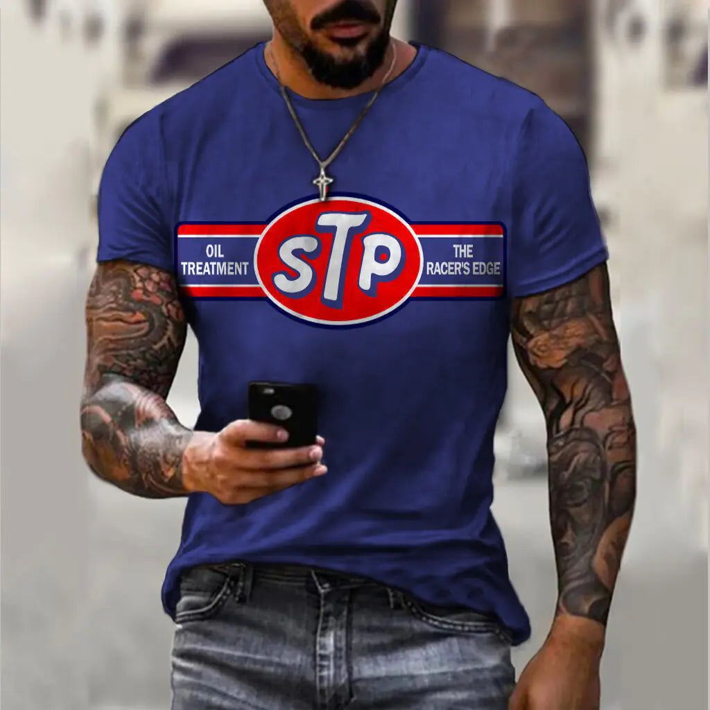 2023 Summer Men's Slim Fit 3D Printed T-Shirt