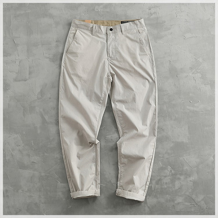 Mens Casual Straight Leg Trousers For Spring And Autumn
