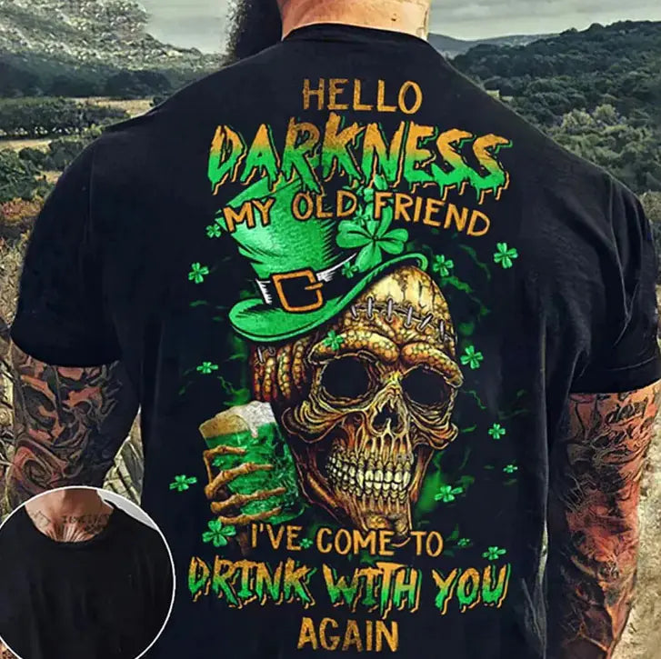 Men's Casual 3D Digital Print Short Sleeve T-Shirt