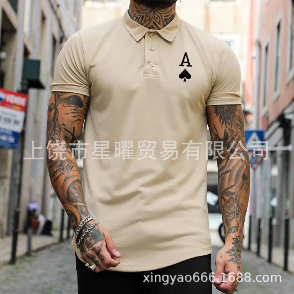 Men's Casual Short Sleeve Polo T-Shirt - Summer