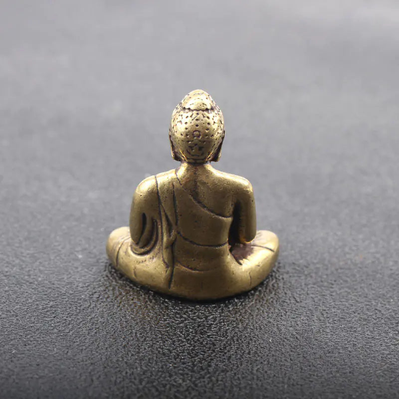 Brass Meditation Figure Sculpture for Home Decor