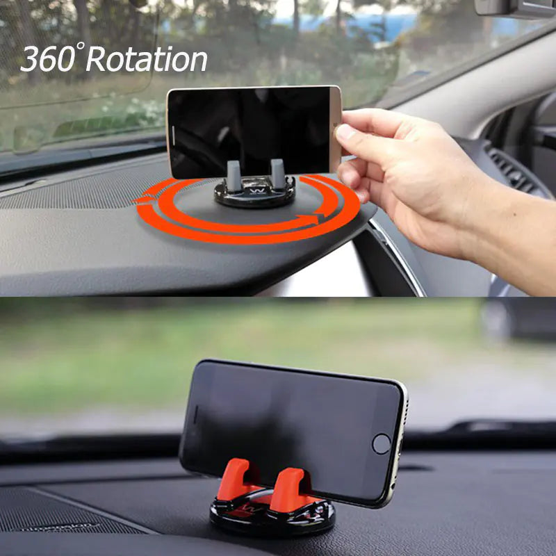 Rotating Dashboard Phone Holder with Adhesive Base