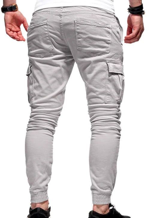 Men's Slim Fit Sports Pants - Casual Fitness Overalls