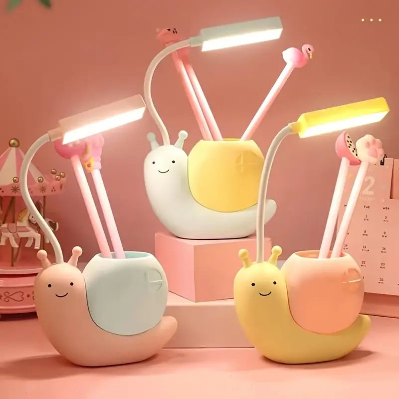 Cartoon Rechargeable LED Table Lamp for Students