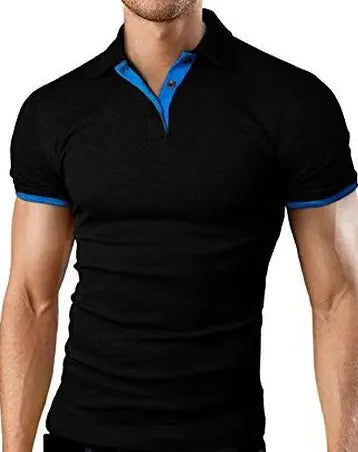 Men's Fashionable Short Sleeve Polo T-Shirt