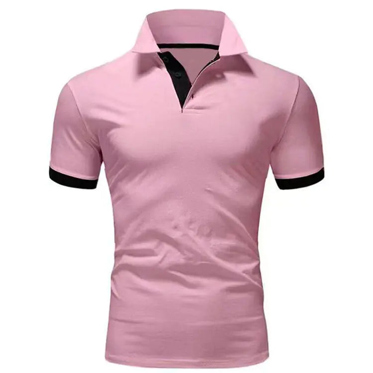 Men's Fashionable Short Sleeve Polo T-Shirt